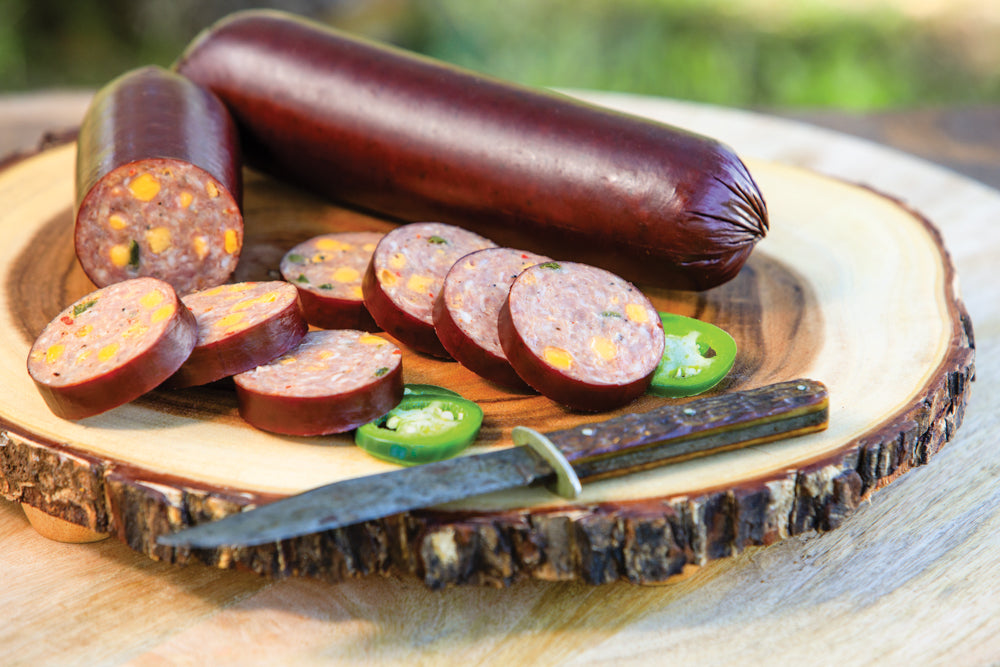 Venison Jalapeno Summer Sausage Seasoning Jalapeño Cheese Venison